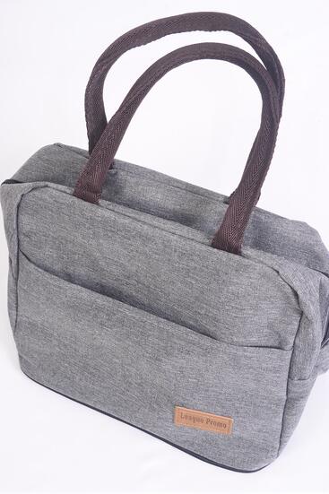 Bag Lunch Bag Insulated Gray / PC Gray , Size - 11" x 10" x 4" Wide , OPP bag