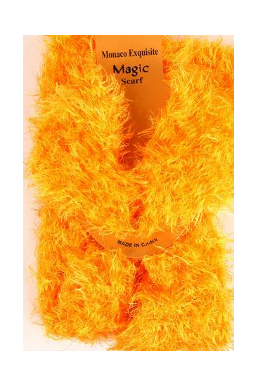 Scarf Multi function Magic Scarf Soft Stretch Orange / 12 pcs = Dozen  Orange , Size - 64" x 13", Display Card & OPP Bag & UPC Code