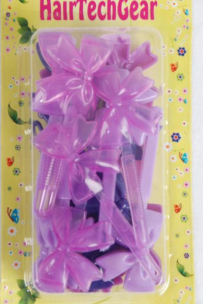 Barrettes Large Bow-ties / 12 Card = Dozen Choose Colors , each card has UPC Code ,12 Card = Dozen