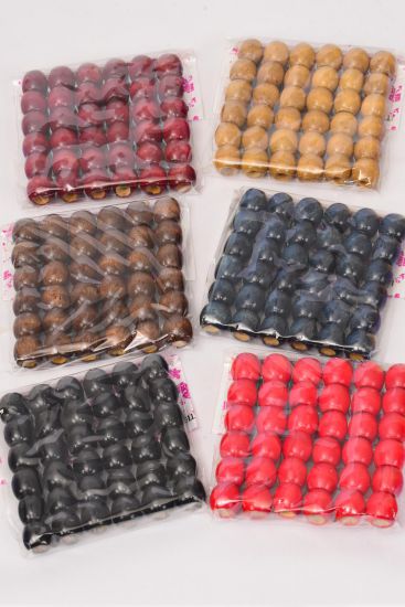 Wooden Beads 432 pcs 12 mm Wide / 12 Bag = Dozen Size - 12 mm Wide , UPC Code , Choose Colors , 36 pcs per Bag , 12 Bag per = Dozen