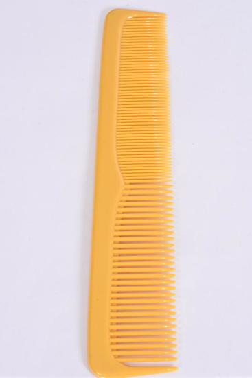 Comb 9 inch Breakable Dresser Comb Sandy / 12 pcs = Dozen Sandy , Size - 9" Long , Individual Pack & UPC Code