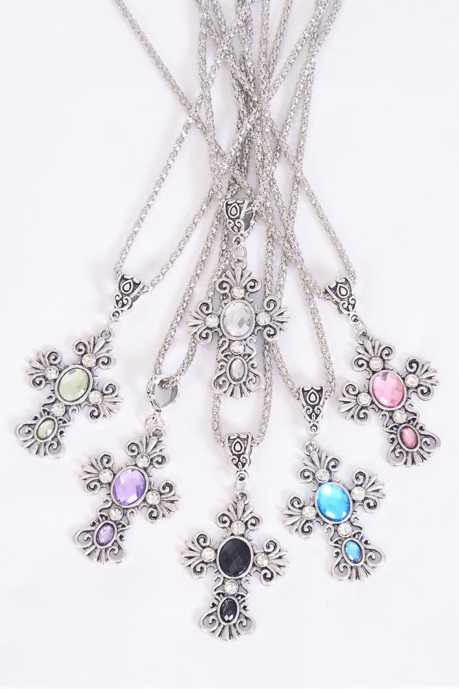 Dozen MK Flower Pendant Necklaces- Order Wholesale